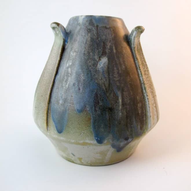charles greber blue vase